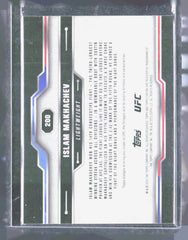 2025 Topps Chrome UFC - Red & Blue Refractor Islam Makhachev 200 UFC