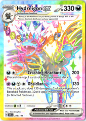 Hydreigon ex Ultra Rare SV08: Surging Sparks 223/191 NM