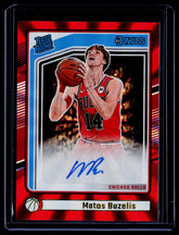 2024-25 Donruss Matas Buzelis 255 Rated Rookie Auto