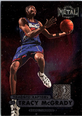 1997-98 Metal Universe Championship Tracy McGrady 36 Basketball Toronto Raptors