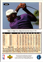 Michael Jordan Collector's Choice - Silver Signature 23 NM (Back)