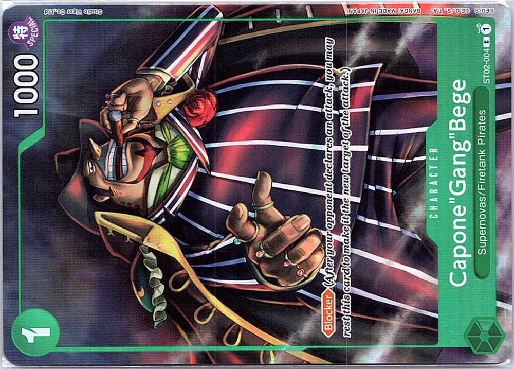 Capone "Gang" Bege ST02-004 Best Selection Vol 2 One Piece Card