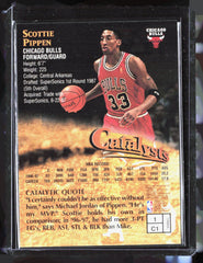 1997-98 Finest Scottie Pippen 1 Basketball Chicago Bulls