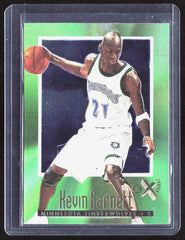 1996-97 E-X2000 Kevin Garnett 40 Basketball Minnesota Timberwolves