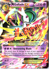 M Gallade EX Ultra Rare XY - Roaring Skies 35/108 NM