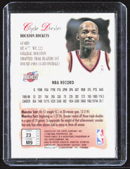 1996-97 Finest Clyde Drexler 23 Basketball Houston Rockets (Back)