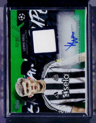 Lewis Hall Topps UEFA Club Competitions Topps Superstar Auto Relics Green Foil