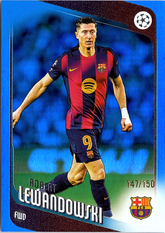 Robert Lewandowski Topps UEFA Club Competitions - Blue Foil 54 NM