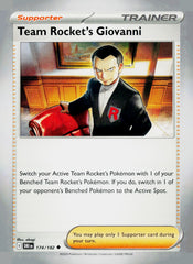 Team Rocket's Giovanni DRI 174/182 NM