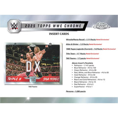 Topps 2025 Chrome WWE Wrestling Blaster Box