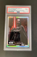 2021 Topps Chrome Star Wars Legacy Wielders of Lightsaber Darth Vader #WL3 PSA 9