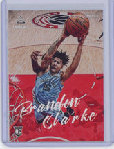 2019-2020 Panini Chronicles Basketball Brandon Clarke Luminance Card #161