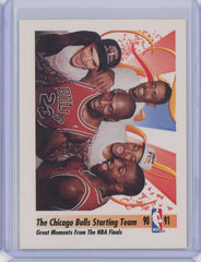 1990-1991 Skybox Bulls Starting Five Michael Jordan Card #337