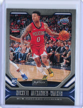 2019-2020 Panini Chronicles Basketball Nickeil Alexander-Walker Playbook RC Card #189