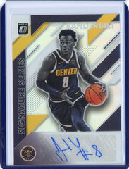 2019-2020 Panini Donruss Optic Basketball Jarred Vanderbilt Signature Series Auto Prizm Card #SS-JVB