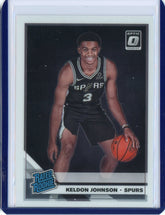 2019-2020 Panini Donruss Optic Basketball Keldon Johnson RC Card #186