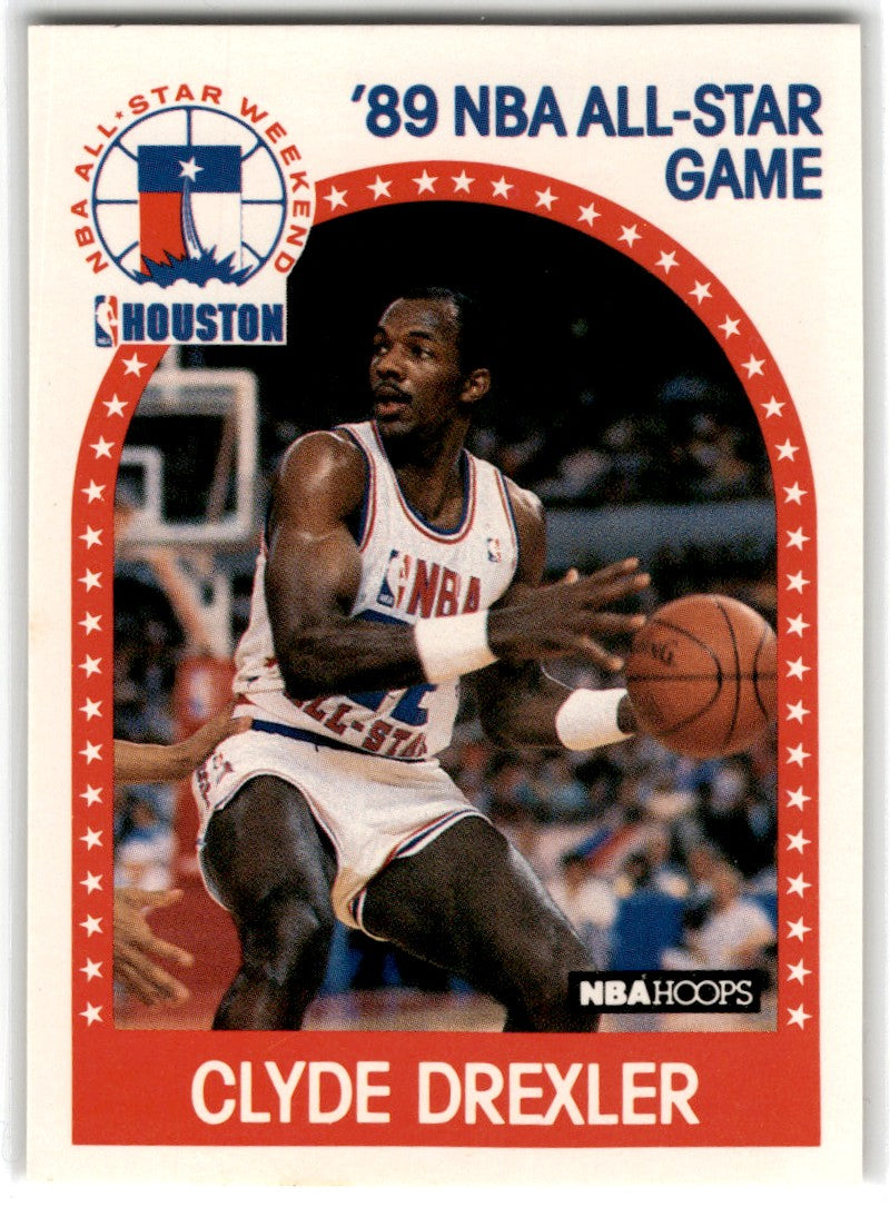 1989 Hoops All-Star Panels Perforated Clyde Drexler Card 69 Default Title