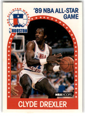 1989 Hoops All-Star Panels Perforated Clyde Drexler Card 69 Default Title