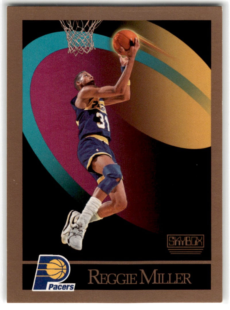 1990 SkyBox Reggie Miller Card 117 Default Title