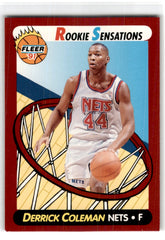 1991 Fleer Rookie Sensations Derrick Coleman Card3 Default Title
