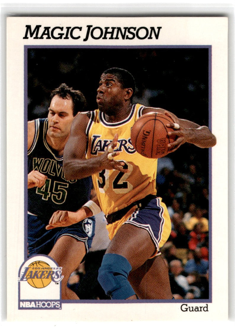 1991 Hoops Magic Johnson Card 101 Default Title