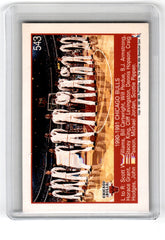 1991 Hoops 1991 NBA Champions-Chicago Bulls Card 543