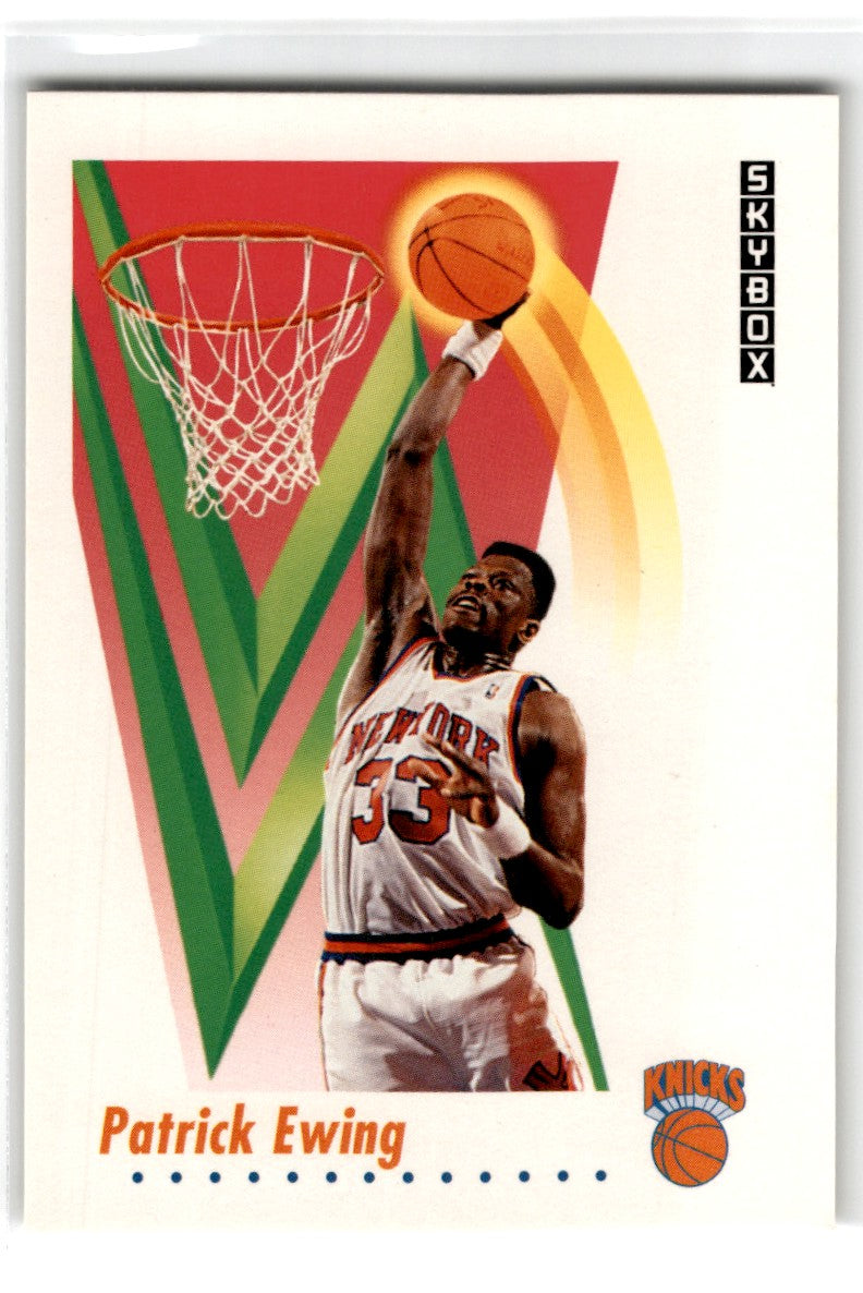 1991 SkyBox Patrick Ewing Card 189 Default Title
