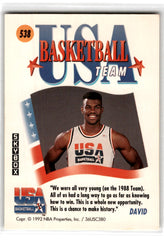 1991 SkyBox David Robinson Card 538