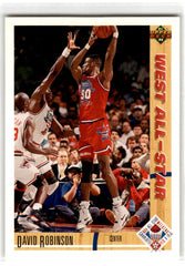 1991 Upper Deck All Star David Robinson Card 58