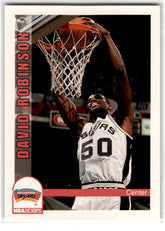 1992 Hoops David Robinson Card 209
