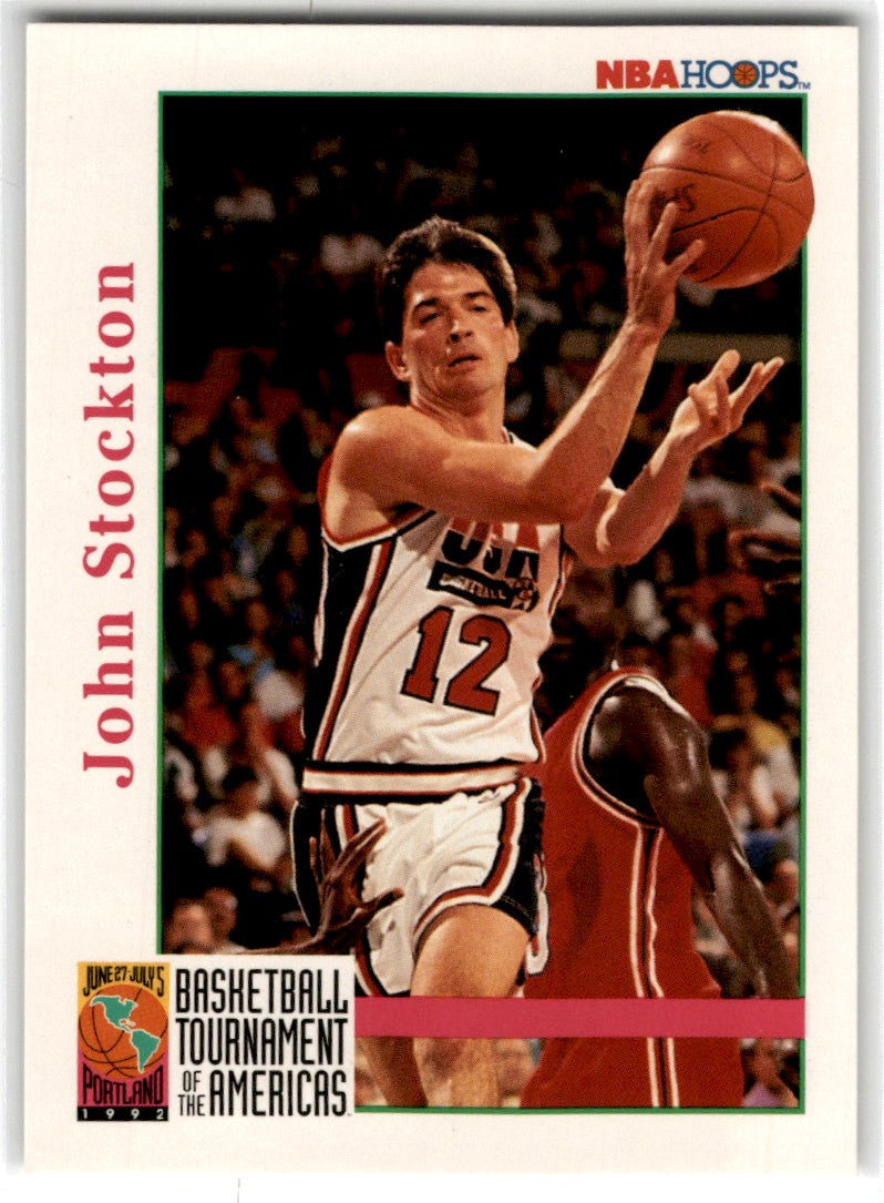 1992 Hoops John Stockton Card 347 Default Title