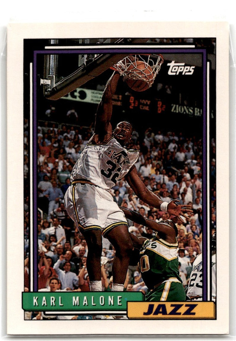 1992 Topps Karl Malone Card 20 Default Title
