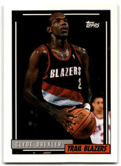 1992 Topps Clyde Drexler Portland Trail Blazers Card 354