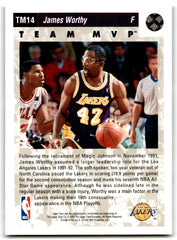 1992 Upper Deck Team MVPs James Worthy Los Angeles Lakers TM14