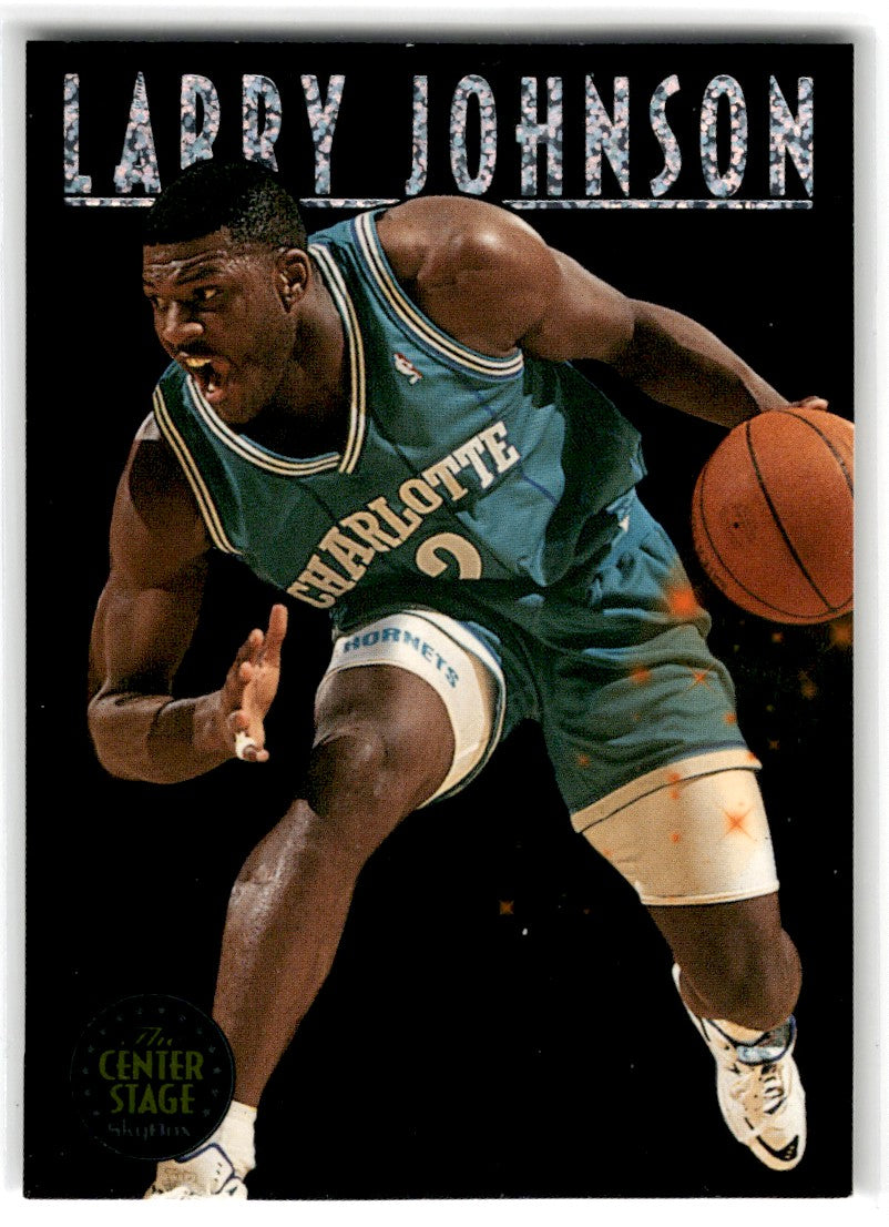 1993 SkyBox Center Stage Larry Johnson Card CS5 Default Title
