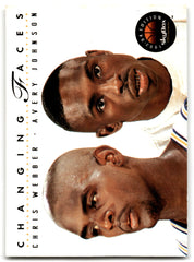 1993 SkyBox Chris Webber/Avery Johnson Golden State Warriors Card 300