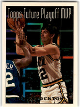 1993 Topps Gold John Stockton Card 201 Default Title