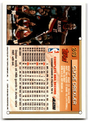1993 Topps Gold Clyde Drexler Portland Trail Blazers Card 249