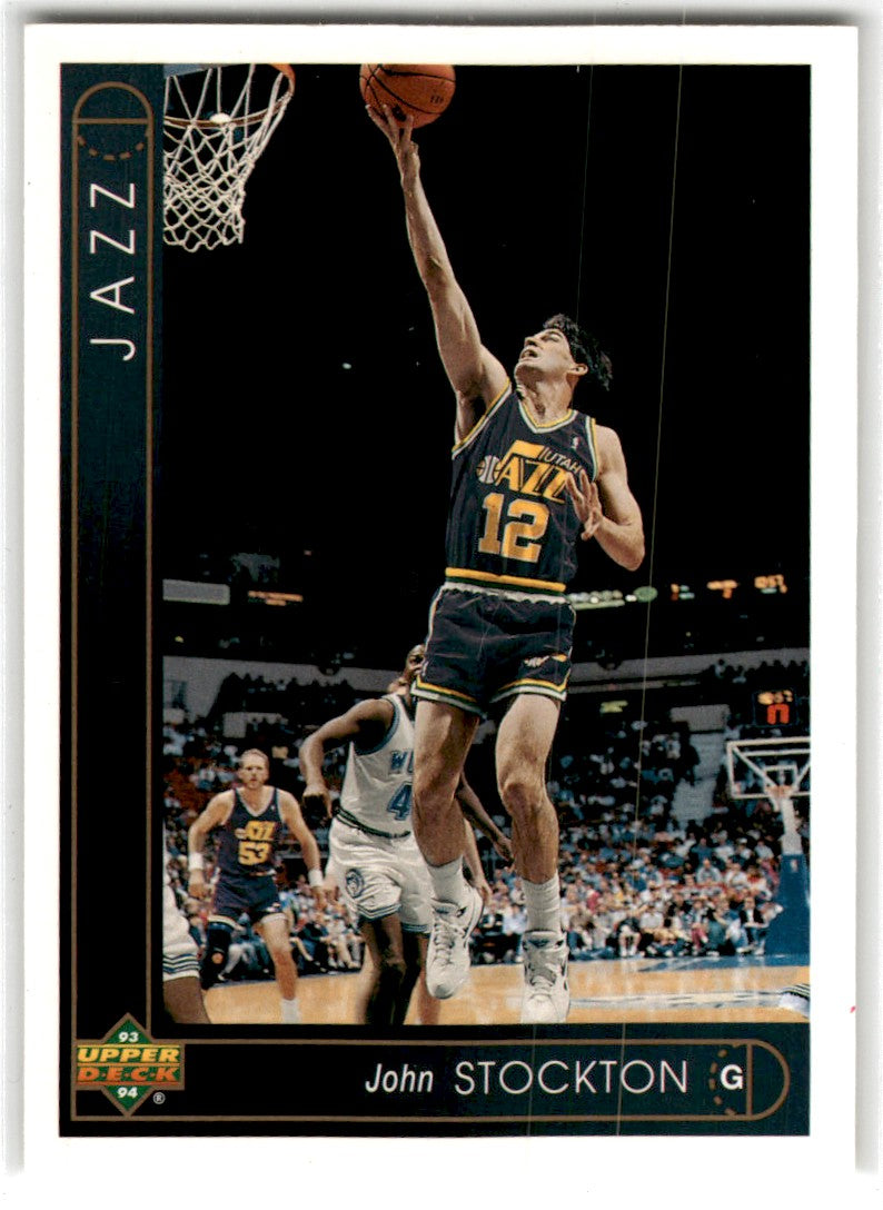 1993 Upper Deck John Stockton Card 12 Default Title