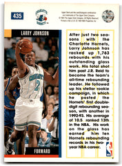 1993 Upper Deck Larry Johnson Charlotte Hornets Card 435