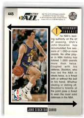 1993 Upper Deck John Stockton Card 445