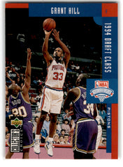 1994 Collector's Choice Japanese II Gold Signatures Grant Hill Card 409