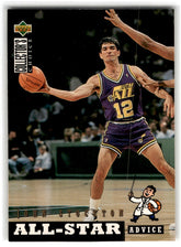 1994 Collector's Choice John Stockton Card 196 Default Title