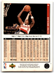 1994 Clyde Drexler Portland Trail Blazers Silver Card 22