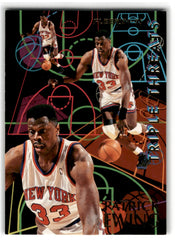 1994 Fleer Triple Threats Patrick Ewing Card 2 Default Title