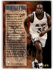 1994 Fleer Young Lions Shaquille O'Neal Card 5 Default Title