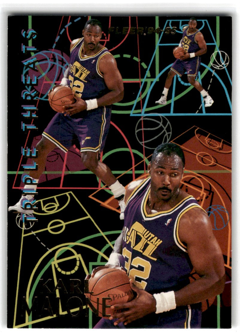 1994 Fleer Karl Malone Card 224 Default Title