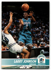 1994 Hoops Larry Johnson Charlotte Hornets Card 21