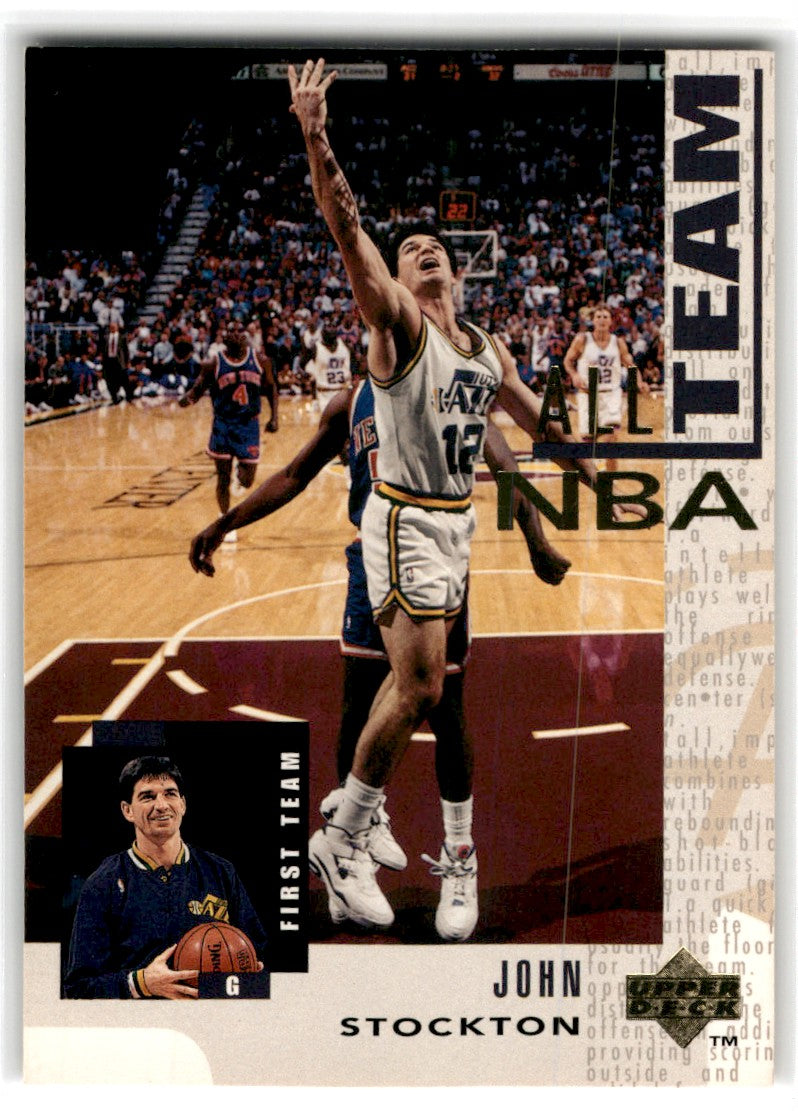 1994 Upper Deck John Stockton Card 87 Default Title