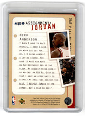 1996 Collector's Choice Michael Jordan Assignment Card 362